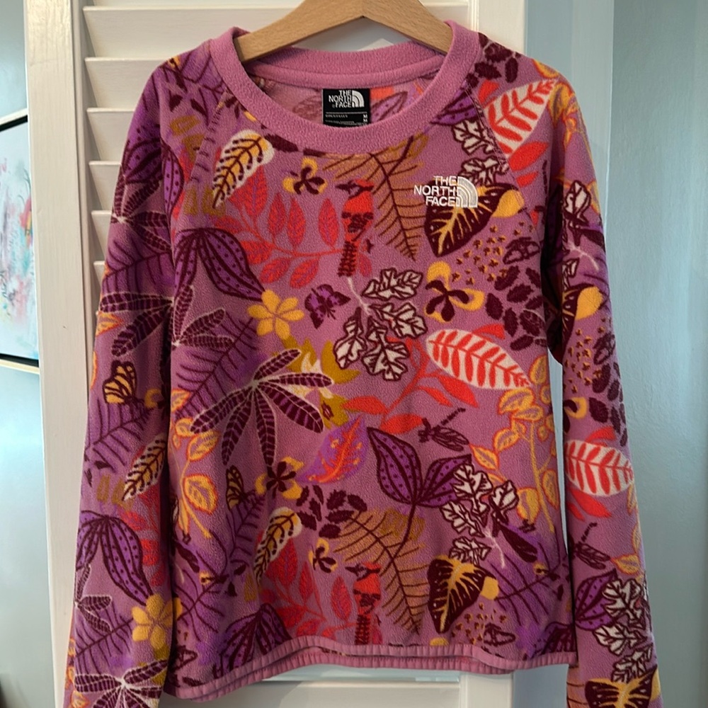 Girls North Face Fleece Pullover Size Medium (10/12)